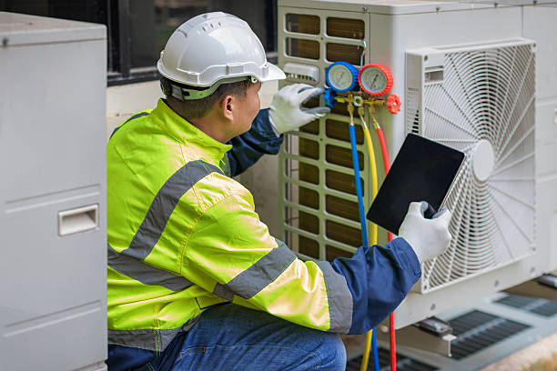 Professional Ductwork Repair technician working in Juneau, WI